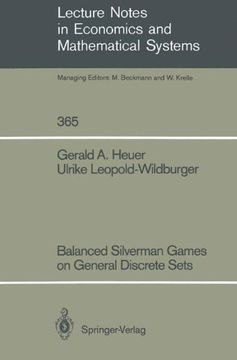 portada balanced silverman games on general discrete sets (en Inglés)