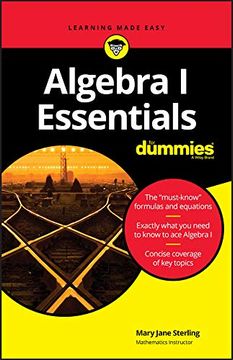 portada Algebra i Essentials for Dummies (en Inglés)