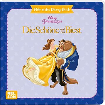 portada Disney Pappenbuch: Die Schöne und das Biest: Mein Erstes Disney-Buch | Disney-Klassiker für die Kleinen (ab 2 Jahre) (Disney Prinzessin) (en Alemán)