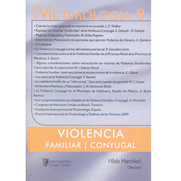 portada victimologia 8 Violencia Familiar / Conyugal