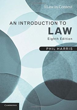portada An Introduction to law (Law in Context) 