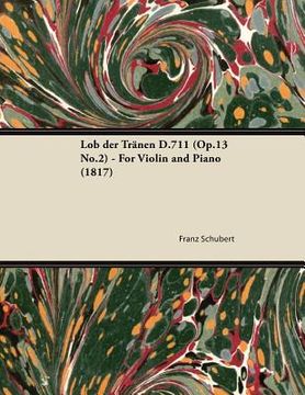 portada lob der tranen d.711 (op.13 no.2) - for violin and piano (1817) (en Inglés)