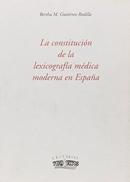 portada La Constitución de la Lexicografía Médica Moderna