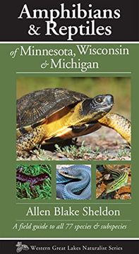portada Amphibians & Reptiles of Minnesota, Wisconsin & Michigan: A Field Guide to all 77 Species & Subspecies (Naturalist Series) (in English)
