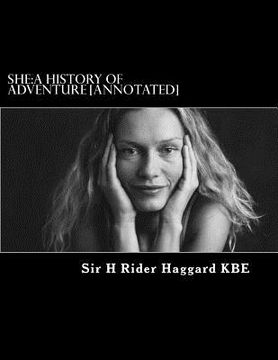 portada She: A History of Adventure [Annotated] (en Inglés)