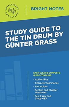portada Study Guide to the tin Drum by Gunter Grass (Bright Notes) (en Inglés)