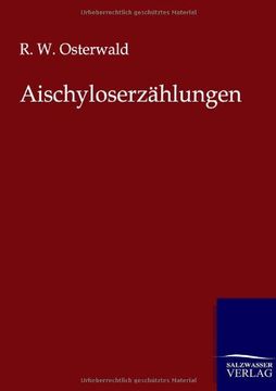 portada Aischyloserzählungen (German Edition)