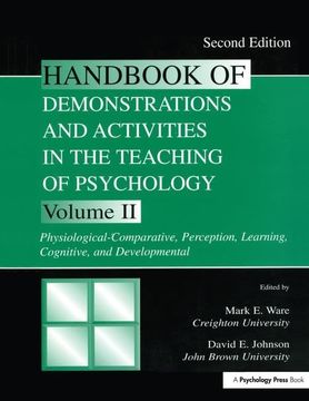 portada Handbook of Demonstrations and Activities in the Teaching of Psychology: Volume II: Physiological-Comparative, Perception, Learning, Cognitive, and De (in English)