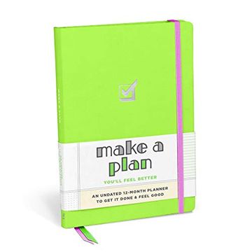 portada Knock Knock Make a Plan Undated Planner and Weekly Agenda Notebook (en Inglés)