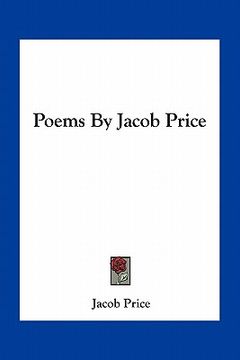 portada poems by jacob price (en Inglés)