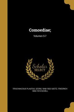 portada Comoediae;; Volumen 5-7 (en Latin)