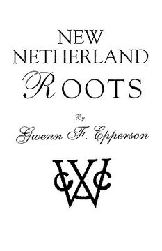 portada new netherland roots (en Inglés)