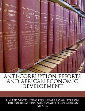 portada anti-corruption efforts and african economic development (en Inglés)