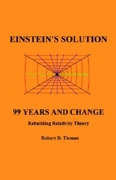 portada einstein's solution: 99 years and change (in English)