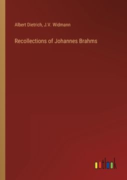 portada Recollections of Johannes Brahms (in English)