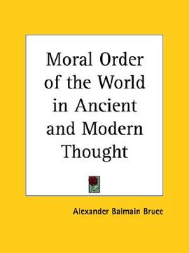 portada moral order of the world in ancient and modern thought