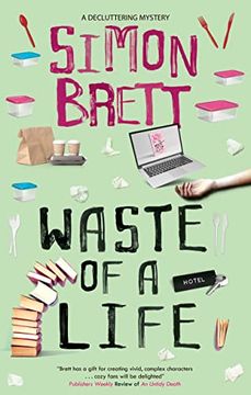 portada Waste of a Life (The Decluttering Mysteries, 3) (en Inglés)