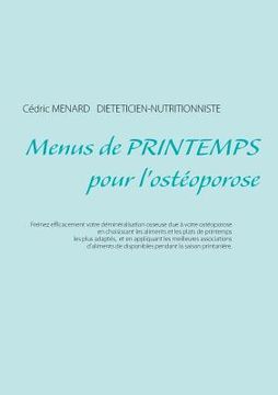 portada Menus de printemps pour l'ostéoporose (en Francés)