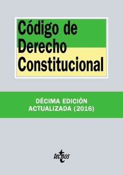 portada Código de Derecho Constitucional (Derecho - Biblioteca de Textos Legales)