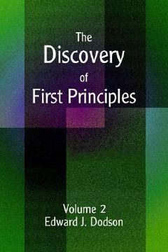 portada the discovery of first principles (en Inglés)