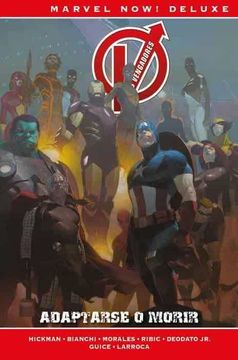 portada Los Vengadores de Jonathan Hickman 5 Marvel now Deluxe
