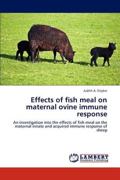 portada effects of fish meal on maternal ovine immune response (en Inglés)