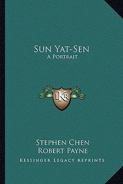 portada sun yat-sen: a portrait (en Inglés)