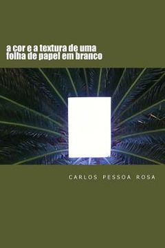 portada a cor e a textura de uma folha de papel em branco (in Portuguese)