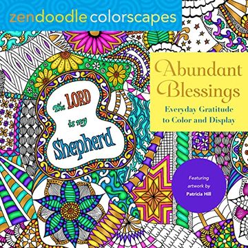 portada Zendoodle Colorscapes: Abundant Blessings: Everyday Gratitude to Color & Display (en Inglés)
