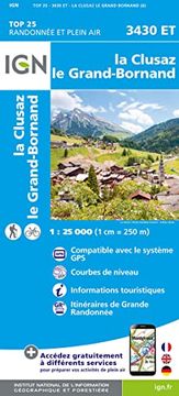 portada La Clusaz Grand Bornand 1: 25 000 (en Francés)