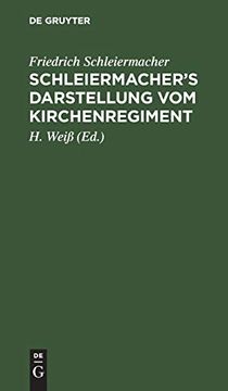portada Schleiermacher's Darstellung vom Kirchenregiment (in German)