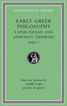 portada Early Greek Philosophy, Volume VI: Later Ionian and Athenian Thinkers, Part 1: 6 (Loeb Classical Library)