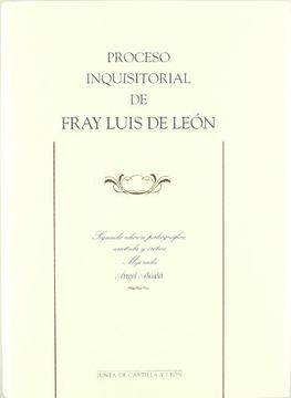 portada Proceso Inquisitorial de Fray Luis de León