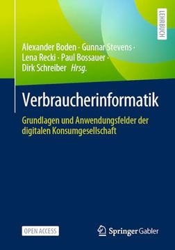 portada Verbraucherinformatik: Grundlagen und Anwendungsfelder der Digitalen Konsumgesellschaft (in German)