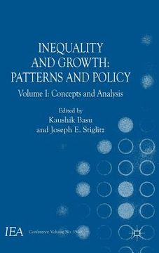 portada Inequality and Growth: Patterns and Policy, Volume I: Concepts and Analysis (in English)