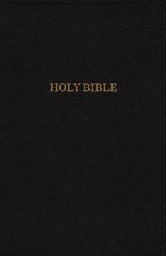 portada KJV, Deluxe Reference Bible, Super Giant Print, Imitation Leather, Black, Red Letter Edition, Comfort Print (in English)