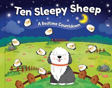 portada Ten Sleepy Sheep: A Bedtime Countdown (in English)