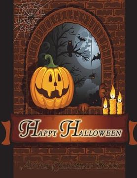 portada Happy Halloween: Adult Coloring Book (en Inglés)