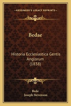 portada Bedae: Historia Ecclesiastica Gentis Anglorum (1838)