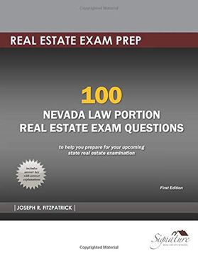 portada 100 Nevada law Portion Real Estate Exam Questions (en Inglés)