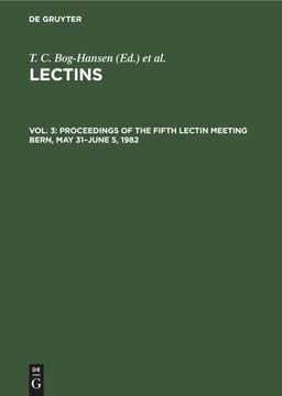 portada Proceedings of the Fifth Lectin Meeting Bern, may 31-June 5, 1982 
