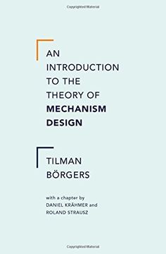 portada An Introduction To The Theory Of Mechanism Design (in English)