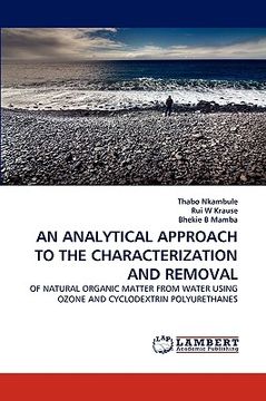 portada an analytical approach to the characterization and removal (en Inglés)