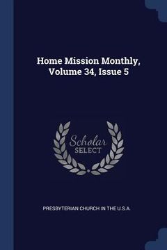 portada Home Mission Monthly, Volume 34, Issue 5