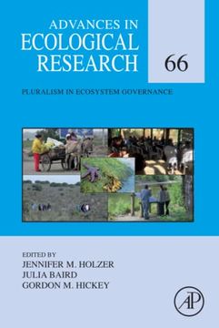 portada Pluralism in Ecosystem Governance (Volume 66) (Advances in Ecological Research, Volume 66) (en Inglés)