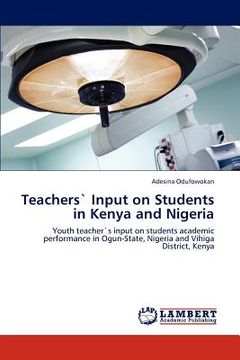 portada teachers input on students in kenya and nigeria (en Inglés)