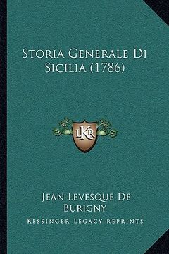 portada Storia Generale Di Sicilia (1786) (in Italian)