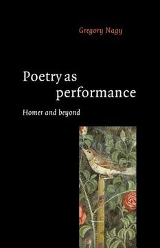 portada Poetry as Performance: Homer and Beyond (en Inglés)