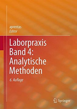 portada Laborpraxis Band 4: Analytische Methoden (in German)