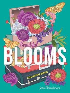 portada Beautiful Blooms Coloring Book (en Inglés)